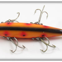 Heddon Spotted Orange 150 Dowagiac Minnow In Box