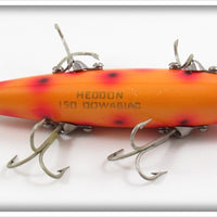 Heddon Spotted Orange 150 Dowagiac Minnow In Box