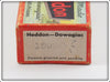 Heddon Spotted Orange 150 Dowagiac Minnow In Box