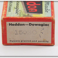 Heddon Spotted Orange 150 Dowagiac Minnow In Box