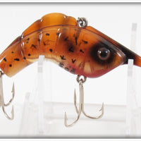 Vintage Heddon Amber Craw Shrimp Lure 375 AMB