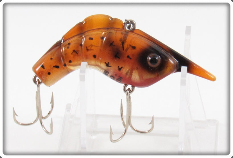 Vintage Heddon Amber Craw Shrimp Lure 375 AMB