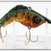 Vintage Heddon Amber Green Craw Shrimp 375 AMG Lure