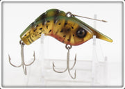 Vintage Heddon Amber Green Craw Shrimp 375 AMG Lure