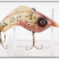 Vintage Heddon Amber Pearl Craw Shrimp Lure 375 AMP