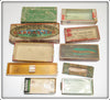 Lot of 33 Empty Boxes South Bend, Bomber, Heddon & More