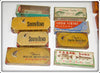 Lot of 33 Empty Boxes South Bend, Bomber, Heddon & More