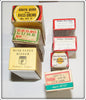 Lot of 33 Empty Boxes South Bend, Bomber, Heddon & More
