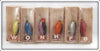 Vintage Bill Norman Color Clector Set Of 6 Lures Sealed In Box