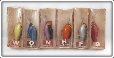 Vintage Bill Norman Color Clector Set Of 6 Lures Sealed In Box