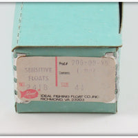 12 Ideal Fishing Float Co. Sensitive Floats In Dealer Box