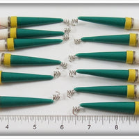 12 Ideal Fishing Float Co. Sensitive Floats In Dealer Box