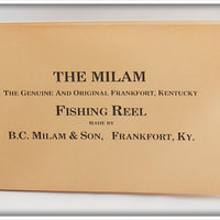 Vintage B.C. Milam & Son The Milam Fishing Reel Catalog