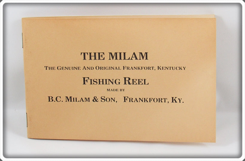 Vintage B.C. Milam & Son The Milam Fishing Reel Catalog