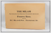 Vintage B.C. Milam & Son The Milam Fishing Reel Catalog