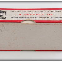 Heddon White & Red Fly Rod Flaptail In Box 720 WR