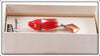 Heddon White & Red Fly Rod Flaptail In Box 720 WR