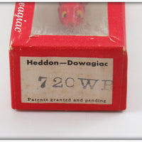 Heddon White & Red Fly Rod Flaptail In Box 720 WR