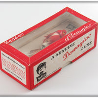 Heddon White & Red Fly Rod Flaptail In Box 720 WR