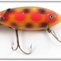 Heddon Yellow With Red & Black Spots Baby Crab Wiggler Lure