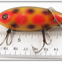 Heddon Yellow With Red & Black Spots Baby Crab Wiggler