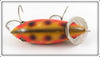 Heddon Yellow With Red & Black Spots Baby Crab Wiggler