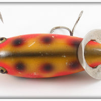 Heddon Yellow With Red & Black Spots Baby Crab Wiggler