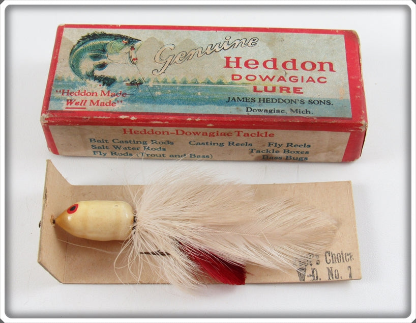 Vintage Heddon Peet's Choice Wilder Dilg Lure In Up Bass Box 