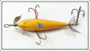South Bend Early Yellow Belly Rainbow Three Hook Underwater Minnow