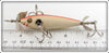 Pflueger White Blended Red Back Trade Minnow