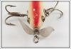 Pflueger White Blended Red Back Trade Minnow