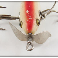 Pflueger White Blended Red Back Trade Minnow