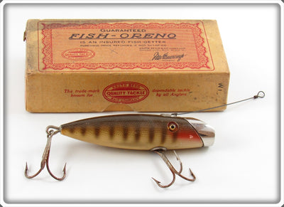 Vintage South Bend Pike Scale Fish Oreno Lure In Box 