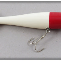 Vintage Gordon Bait Co Red & White Whim Wham Lure