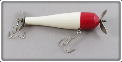 Vintage Gordon Bait Co Red & White Whim Wham Lure