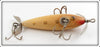 Pflueger Luminous Gold Spots Three Hook Neverfail Minnow Lure