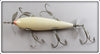 Pflueger All White Five Hook Neverfail Minnow With Monarch Props