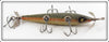 Vintage South Bend Green Cracked Back Panetella Minnow Lure