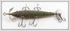 South Bend Green Cracked Back Panetella Minnow