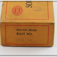 South Bend Silver Speckle Giant Jointed Pike Oreno In Box