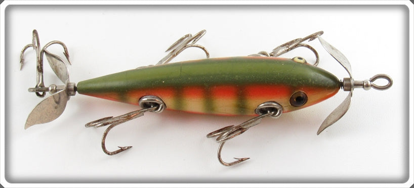 Vintage Pflueger Neverfail Minnow Wood Fishing Lure Glass Eyes Vintage Pflueger Neverfail Minnow Wood Fishing Lure Glass Eyes
