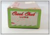 Vintage Creek Chub Banana Pikie Empty Lure Box 716 DD Wood