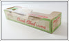 Creek Chub Fluorescent Green Jointed Pikie Empty Box 2600 FG Wood