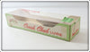 Creek Chub Fluorescent Green Jointed Pikie Empty Box 2600 FG Wood