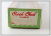 Vintage Creek Chub Fluorescent Red Jointed Pikie Empty Box 2621 W