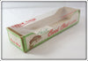 Creek Chub Fluorescent Red Jointed Pikie Empty Box 2621 W