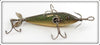 Vintage Heddon Green Scale 100 Dowagiac Minnow Lure 109D