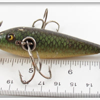 Heddon Green Scale 100 Dowagiac Minnow 109D