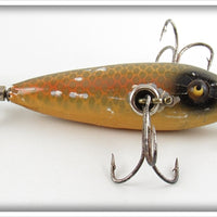 Vintage Heddon Shiner Scale 100 Dowagiac Minnow Lure 109P