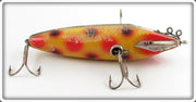 Heddon Yellow With Red & Black Spots Side Hook Deep Diving Wiggler